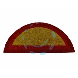 Ferramenta1.com | Zerbino ecoco semicerchio cm.40x80 rosso spessore mm.18 - PZ 1