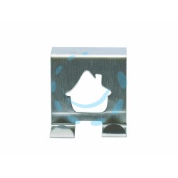 Ferramenta1.com | Gancio per anta/cassetto "casetta" in acciaio inox - BL 12