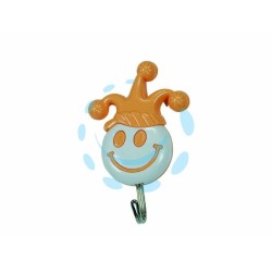 Ferramenta1.com | Ganci adesivi plastica "smile giullare" - BL 1