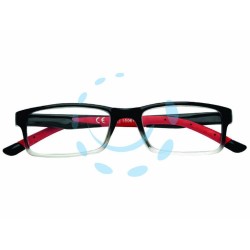 Ferramenta1.com | Occhiale lettura montatura policarbonato nero/rosso 091 - PZ 1