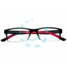 Ferramenta1.com | Occhiale lettura montatura policarbonato nero/rosso 091 - PZ 1