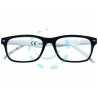 Ferramenta1.com | Occhiale lettura montatura policarbonato nero/bianco b3 - PZ 1
