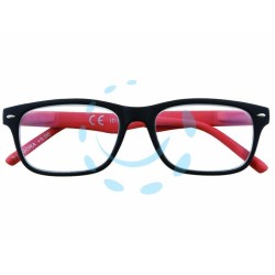 Ferramenta1.com | Occhiale lettura montatura policarbonato nero/rosso b3  - PZ 1