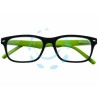Ferramenta1.com | Occhiale lettura montatura policarbonato nero/verde b3 - PZ 1
