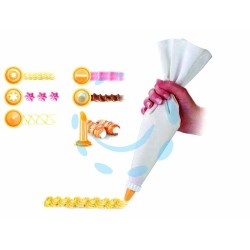 Ferramenta1.com | Sac a poche in tessuto con 6 beccucci "delicia" - PZ 12