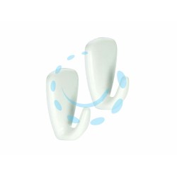 Ferramenta1.com | Gancio adesivo grande in plastica pz.2 "presto" - PZ 12