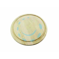 Ferramenta1.com | Tagliere rotondo in faggio con scanalatura cm.24 - PZ 1