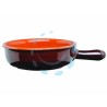 Ferramenta1.com | Casseruola in terracotta  alto 1 manico bicolore - PZ 4