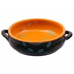 Ferramenta1.com | Tegame in terracotta basso 2 manici brunella - PZ 6
