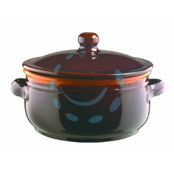 Ferramenta1.com | Tegame in terracotta brunella con coperchio - PZ 1