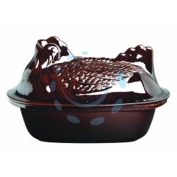 Ferramenta1.com | Cuocipollo in terracotta brunella - PZ 1