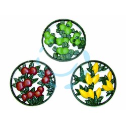 Ferramenta1.com | Sottopentole tondi in ghisa decorati - PZ 12