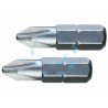 Ferramenta1.com | Inserti a croce phillips in blister per avvitatori mm.25 - BL 1