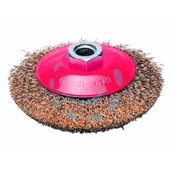 Ferramenta1.com | Spazzola circolare conica fili acciaio per smerigliatrice extra - BL 12