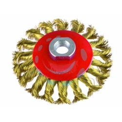 Ferramenta1.com | Spazzola circolare conica fili in acciaio a mazzetti ritorti - BL 5