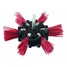 Ferramenta1.com | Spazzola a ventaglio in nylon abrasivo arancio - BL 5