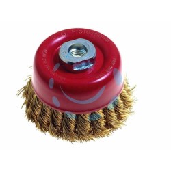 Ferramenta1.com | Spazzola a tazza fili acciaio ritorti per smerigliatrice - BL 5