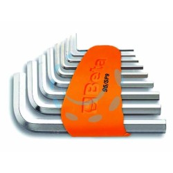 Ferramenta1.com | Chiavi maschio esagonali piegate cromate art.96/sc9 - PZ 1