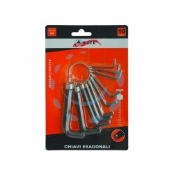 Ferramenta1.com | Chiavi maschio esagonali in serie 10 pezzi - BL 25