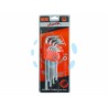 Ferramenta1.com | Chiavi maschio torx con foro tipo medio cromo vanadio in serie 9 pezzi - BL 12
