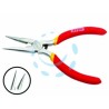 Ferramenta1.com | Pinza mini becchi mezzi tondi diritti mm.125 - PZ 12