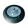 Ferramenta1.com | Ruota per carriola gomma piena perno mm.12x210 - PZ 1
