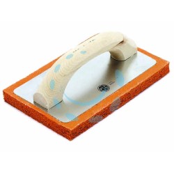 Ferramenta1.com | Frattone in spugna arancio manico legno art.820 - PZ 1