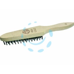 Ferramenta1.com | Spazzola acciaio con manico dritto art.1631 - PZ 12