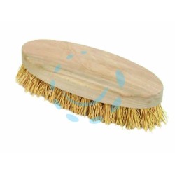 Ferramenta1.com | Spazzola bruschino ovale in radica base legno - PZ 30