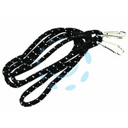 Ferramenta1.com | Corda elastica con moschettoni mm.10x1,5mt - PZ 50