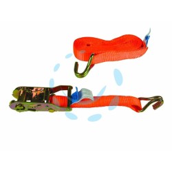 Ferramenta1.com | Cinghia mm.25 con fibbia di ancoraggio e cricchetto art.8180 - PZ 1