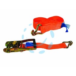 Ferramenta1.com | Cinghia mm.50 con fibbia di ancoraggio e cricchetto art.8182 - PZ 1