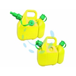 Ferramenta1.com | Tanica doppia per benzina/olio lt.6 +2,5 - PZ 10