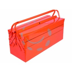 Ferramenta1.com | Cassetta in metallo a 5 scomparti lunga - PZ 4