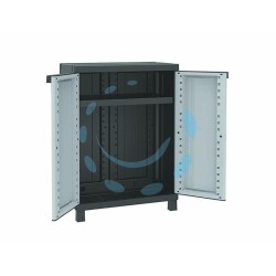 Ferramenta1.com | Armadio tuttopiani basso serie twist black  680 - PZ 1