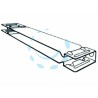 Ferramenta1.com | Traversino per scaffale a gancio - PZ 60