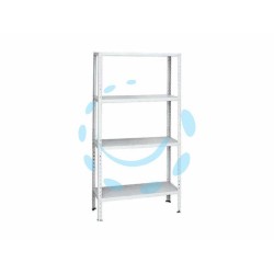 Ferramenta1.com | Scaffale in kit 4 ripiani bianco - PZ 1