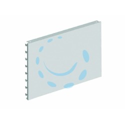 Ferramenta1.com | Fondale in lamiera liscio mm.400h grigio ral 7035 - PZ 1