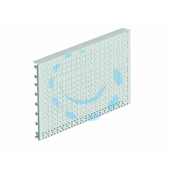 Ferramenta1.com | Fondale in lamiera forato mm.400h grigio ral 7035 - PZ 1