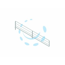 Ferramenta1.com | Divisorio rettangolare in filo cromato - PZ 1