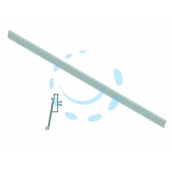 Ferramenta1.com | Portaprezzo pvc h40 basculante per ripiano lamiera - PZ 1