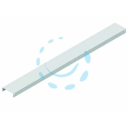 Ferramenta1.com | Coperchio per doppio fondale in lamiera grigio ral 7035 - PZ 1