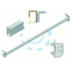 Ferramenta1.com | Barra universale tubolare cromata  - PZ 1