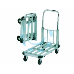 Ferramenta1.com | Carrello portatutto a 4 ruote pieghevole allum./acciaio portata kg.150 - PZ 1