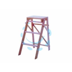 Ferramenta1.com | Scala 3 gradini in legno colore naturale  - PZ 1