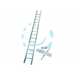Ferramenta1.com | Scala da appoggio conica in alluminio en 131 con gradino largo - PZ 1