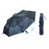 Ferramenta1.com | Ombrello pieghevole super mini con custodia in pvc nero - PZ 12