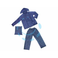 Ferramenta1.com | Impermeabile giacca/pantalone in nylon blu - PZ 20