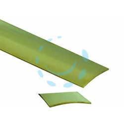 Ferramenta1.com | Piaggia autoadesiva profilo semitondo in ottone - BL 1