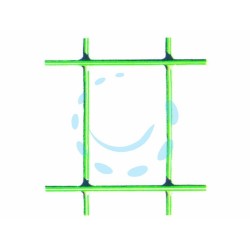 Ferramenta1.com | Rete elettrosaldata zincata plastificata verde esaplax maglia mm.50x76 - RT 1